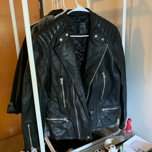 All Saints Other - AllSaints Leather Biker Jacket - Men All Saints Other - AllSaints Leather Biker Jacket - Men